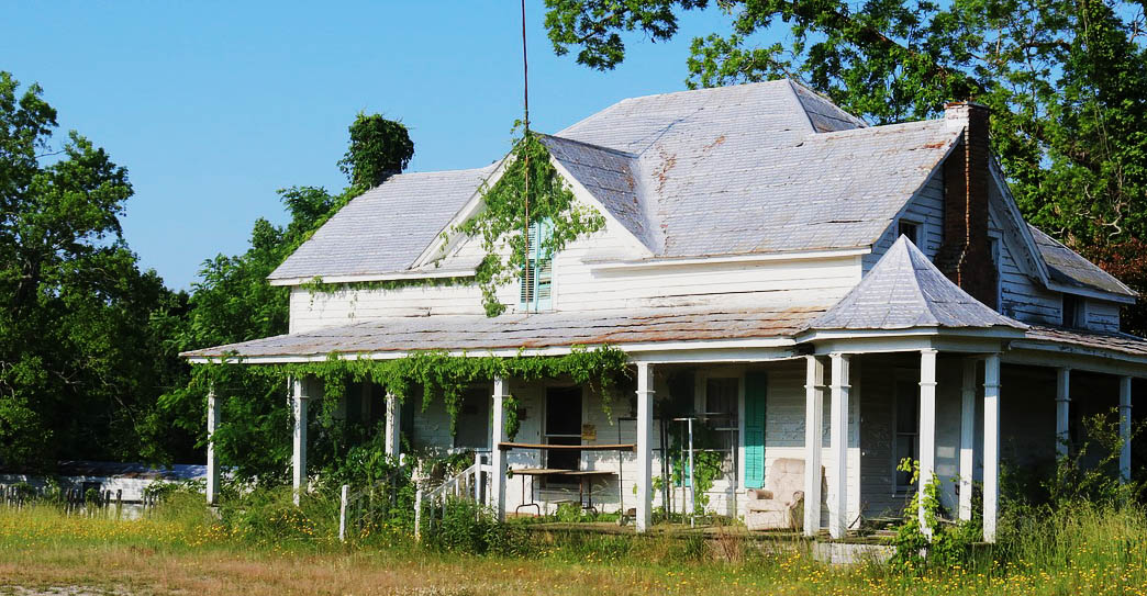 Older house that needs maintaining.