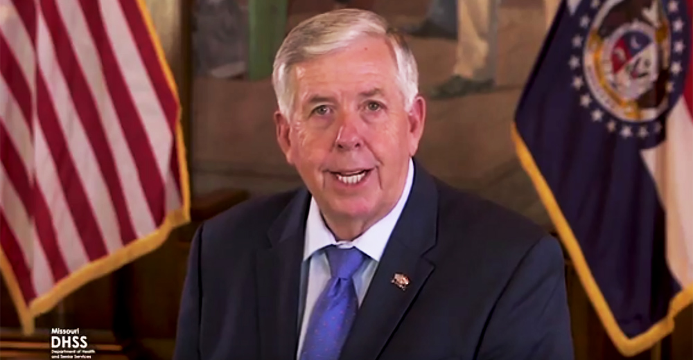 Missouri Governor Mike Parson.
