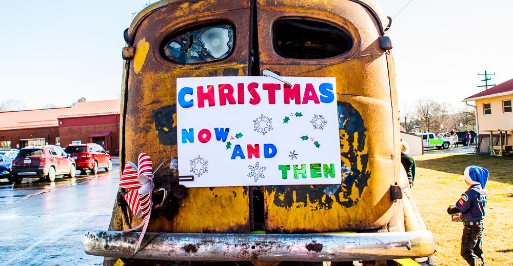 Christmas now and then.