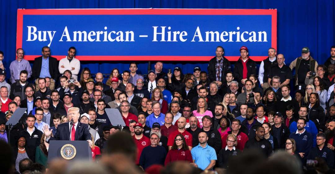 President Donald Trump delivers remarks on Wednesday, March 15, 2017, at the American Center for Mobility in Ypsilanti, Michigan. (Official White House Photo by Shealah Craighead)