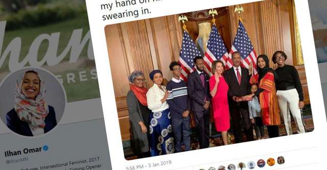 Ilhan Omar Congressional Swearing In