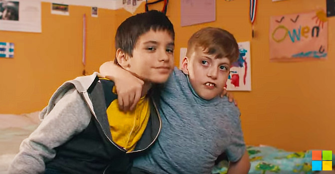 “We All Win” (Photo from Microsoft ad)