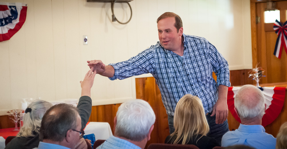 Jason Smith speaks at Lincoln Days.