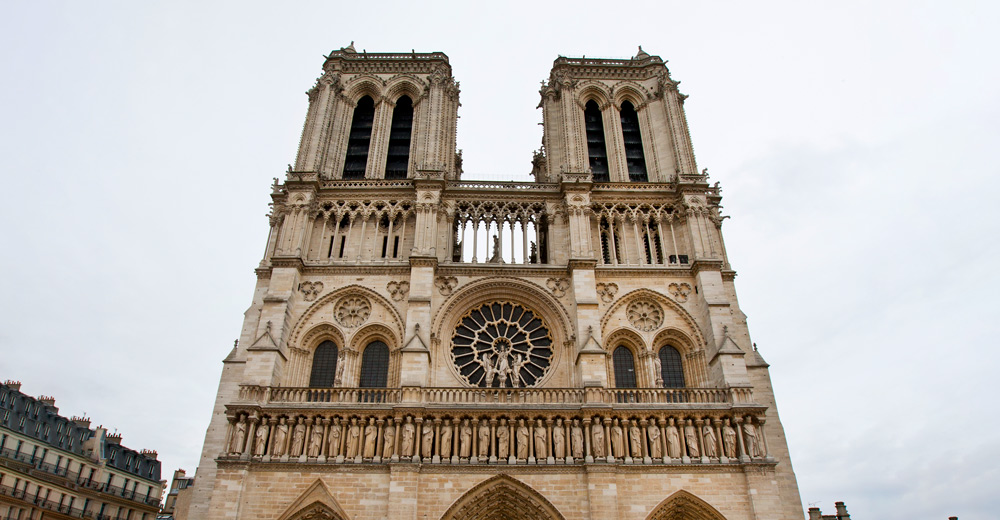 Notre Dame Cathedral, Paris, France.