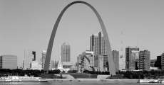 The Saint Louis Arch.