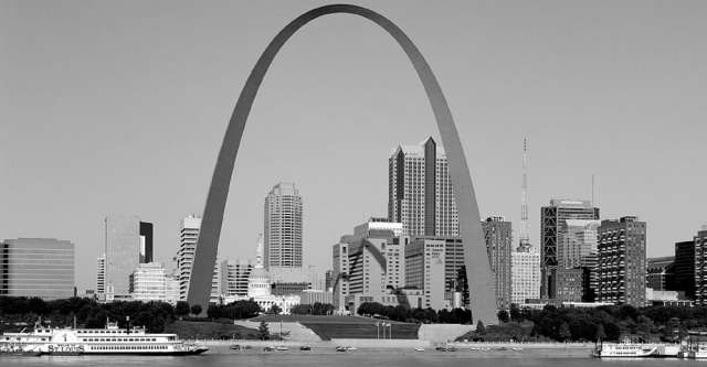 The Saint Louis Arch.
