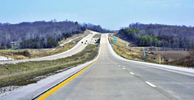 A four lane interstate.