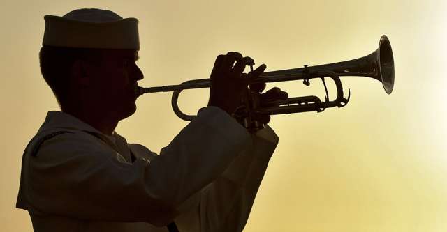 Naval trumpeter.
