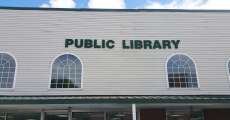 Alton, Missouri public library front.