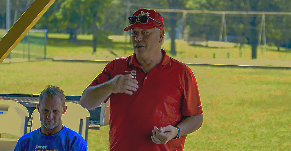Jack Bates at Thayer, Missouri's Republican Meet & Greet.