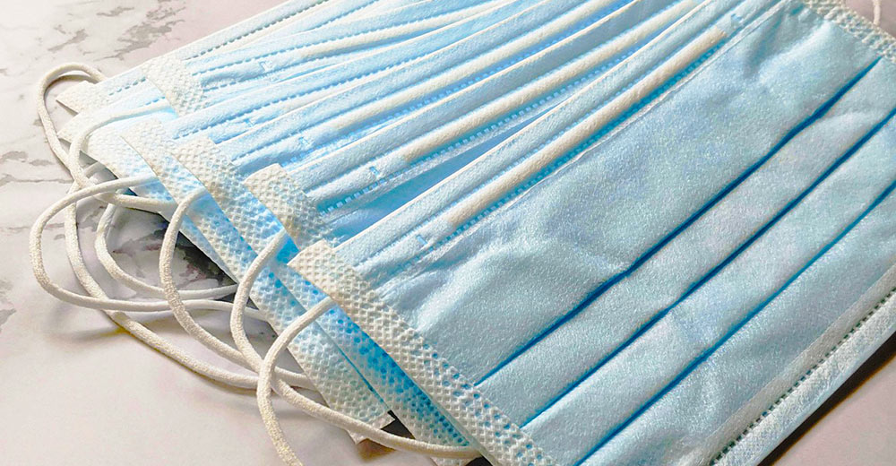 Stacked Medical Masks.