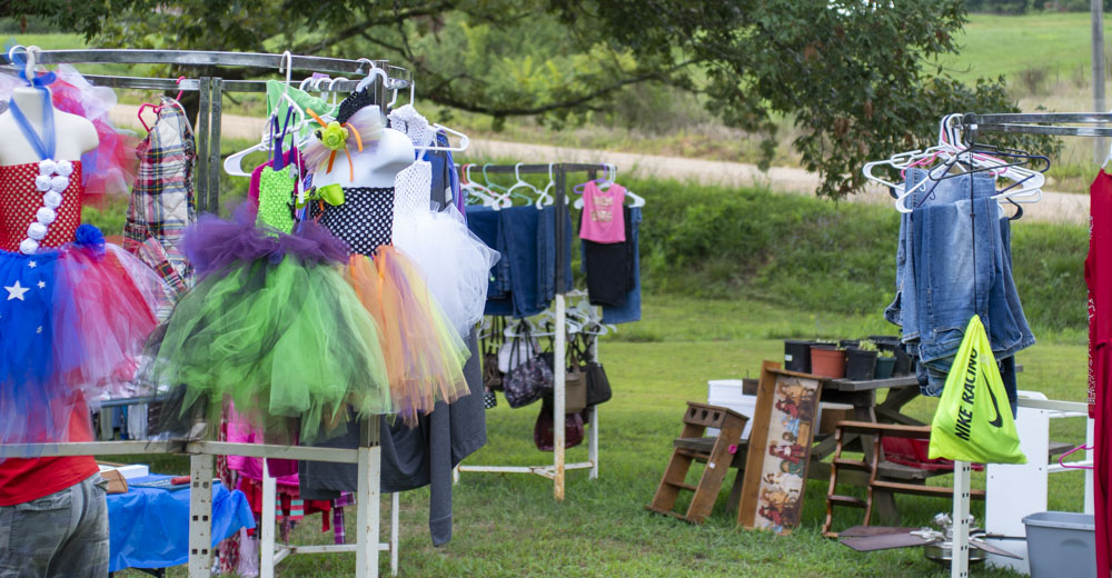 Sunny Weather Greets Local Yard Sale Visitors Plenty Of Items To Buy