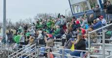 MOKANE, MO - NOVEMBER 21: Thayer Bobcats fans travel to see their team play during the high school football game between the Thayer Bobcats and the South Callaway Bulldogs on November 21, 2020, at the South Callaway High School football field in Mokane, MO. (Photo by Curtis Thomas/AltonMo.com)