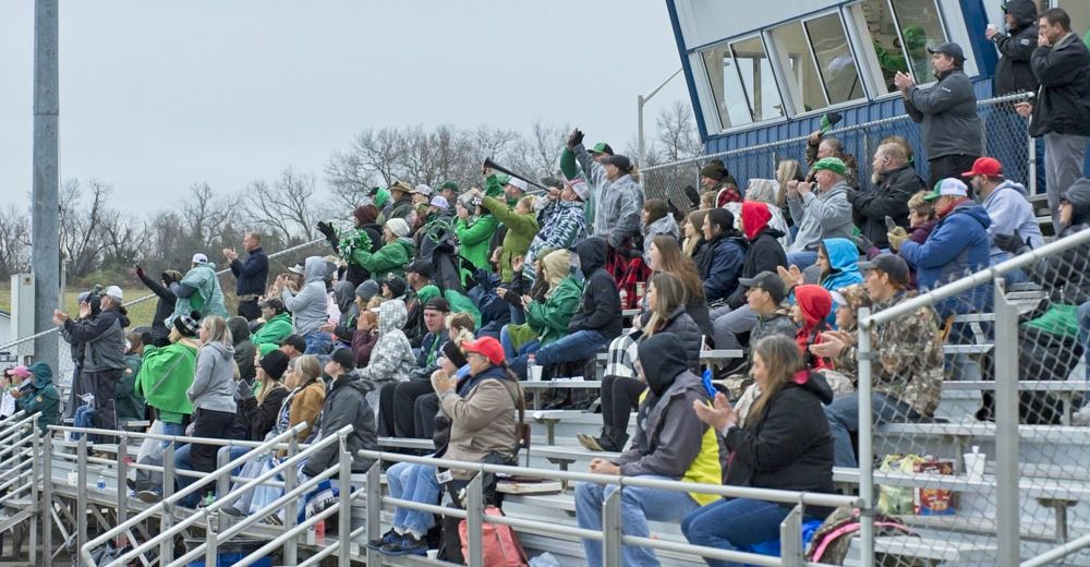 MOKANE, MO - NOVEMBER 21: Thayer Bobcats fans travel to see their team play during the high school football game between the Thayer Bobcats and the South Callaway Bulldogs on November 21, 2020, at the South Callaway High School football field in Mokane, MO. (Photo by Curtis Thomas/AltonMo.com)