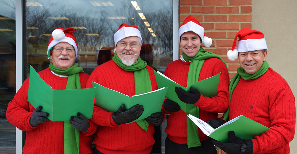 Christmas Carolers singing