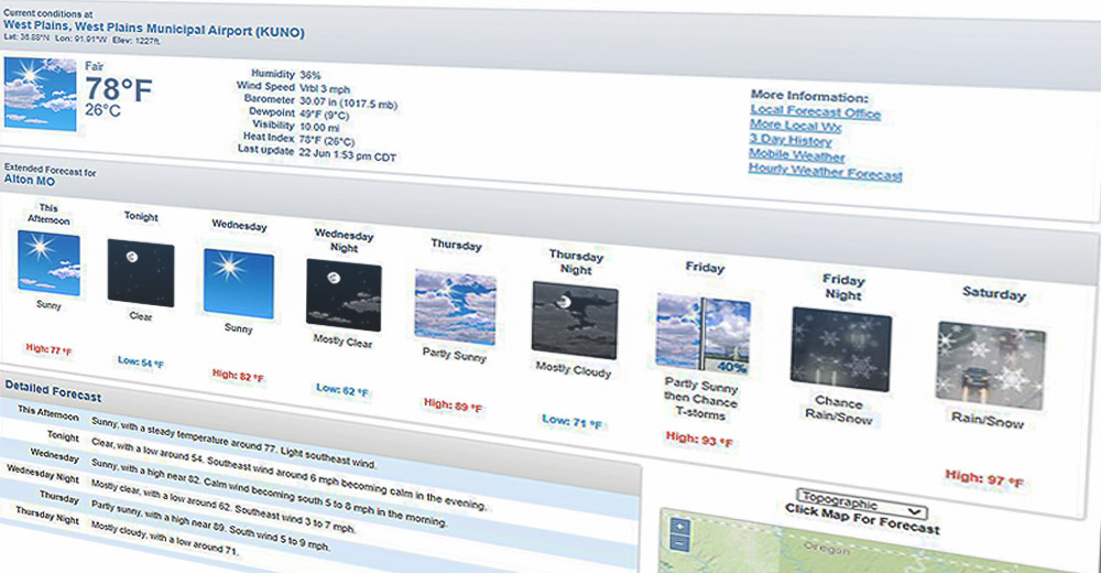 Snow At 100°F? NOAA Forecasts Snow For Alton On Saturday Alton MO
