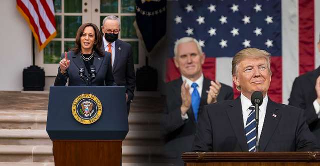 Vice President Harris and President Trump