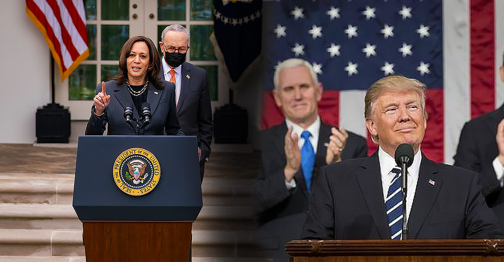 Vice President Harris and President Trump