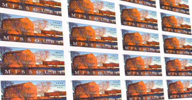 Missouri bicentennial stamps