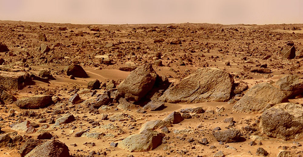 Mars surface