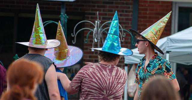 Teens at the Walnut Festival