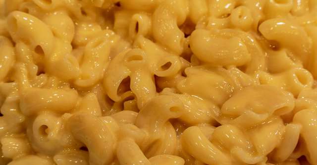 Creamy mac 'n cheese.