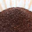 Coffee filter with coffee