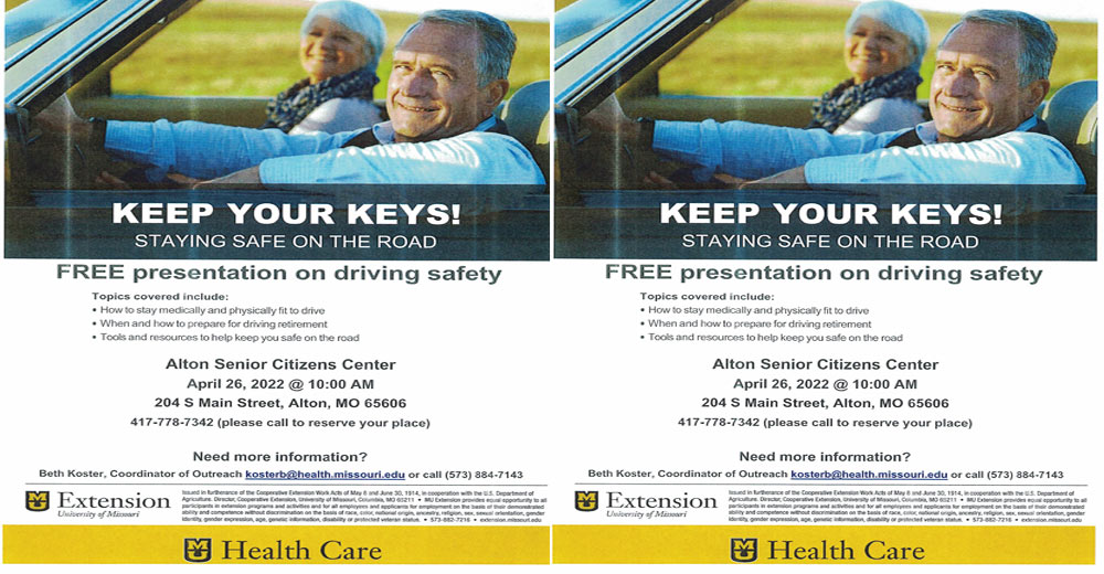 Alton Senior Center Promoting Safe Driving Alton MO