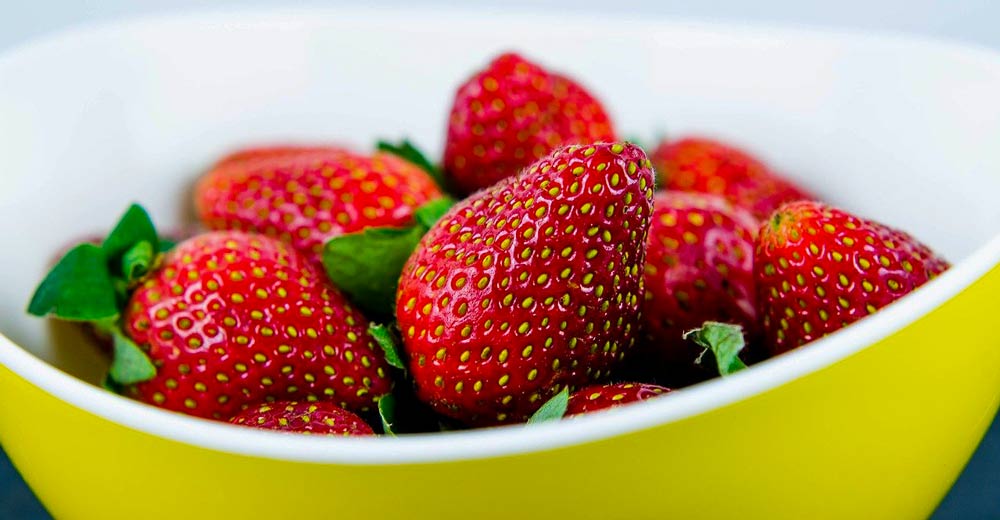 Red Strawberry's in a Bowl