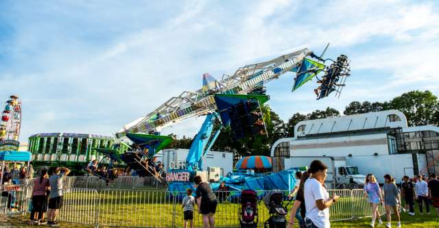 A spinning ride that makes you feel as free a a bird at the Heart of the Ozarks Fair on June 7, 2022.
