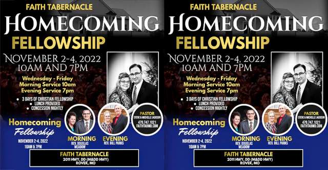 Rover Faith Tabernacle Church's Homecoming Fellowship
