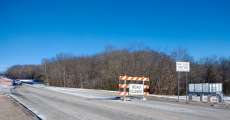 Highway 19 closed to winter conditions on December 24th, 2022.