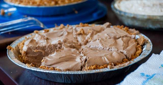 A chocolate pie at MSU-West Plains Pi Day.