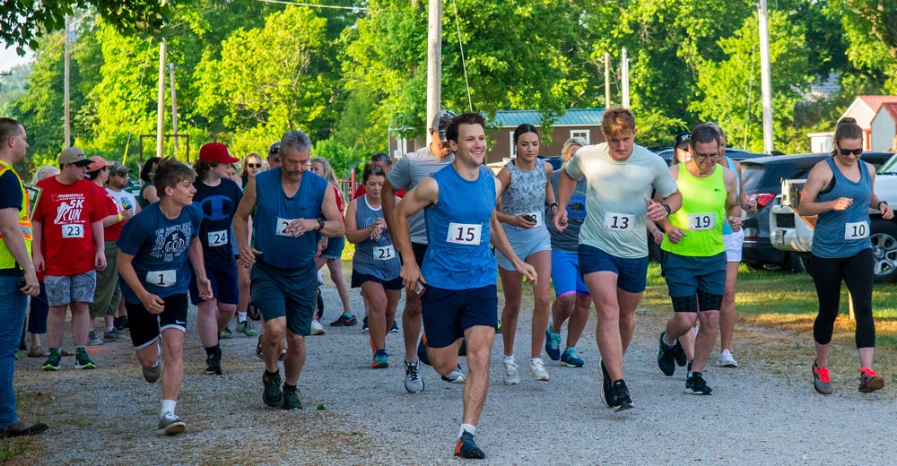 Thomasville 5k Runners Starting