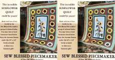The Alton Sew Blessed Piecemakers "Sunflower" Quilt.