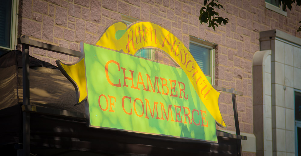 Alton Chamber of Commerce sign