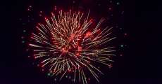 The 4th of July fireworks at Thayer Mo High School