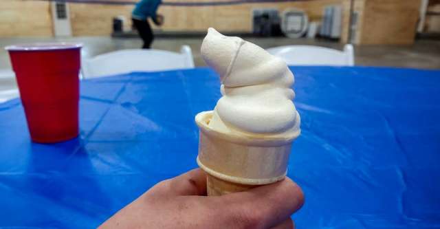 Faith Tabernacle Rover had ice cream cones available to the attendees.