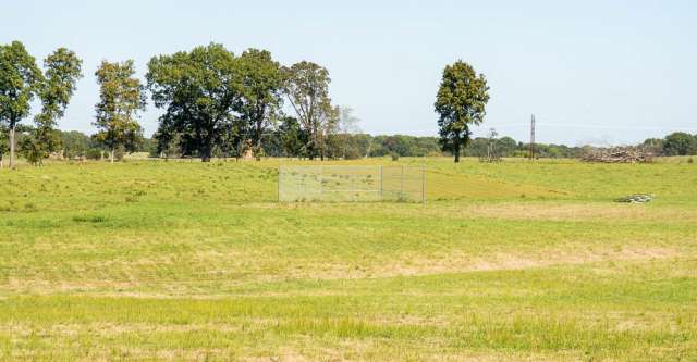 The softball fence at Country Meadows Christian Venue/Event Center.