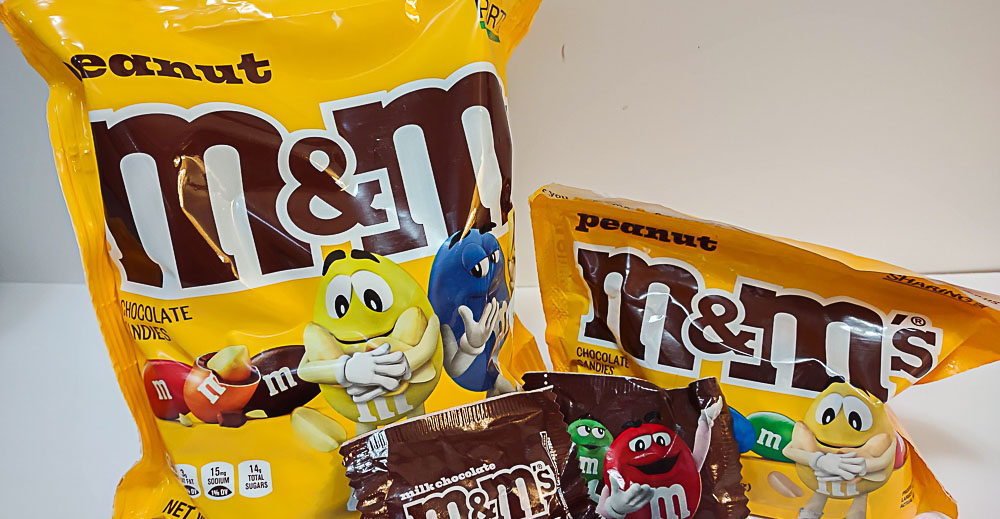 Bags of M&Ms
