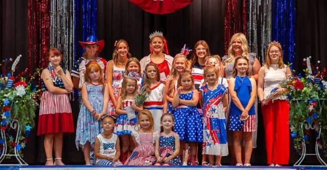 All the Oregon County Patriotic Pageant 2026 participants.