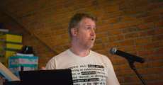 Benjamin Wilson talking at the First Amendment Forum.