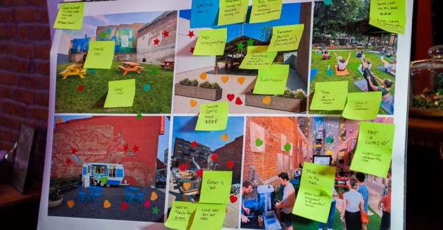 Likes and dislikes of various pocket park ideas.