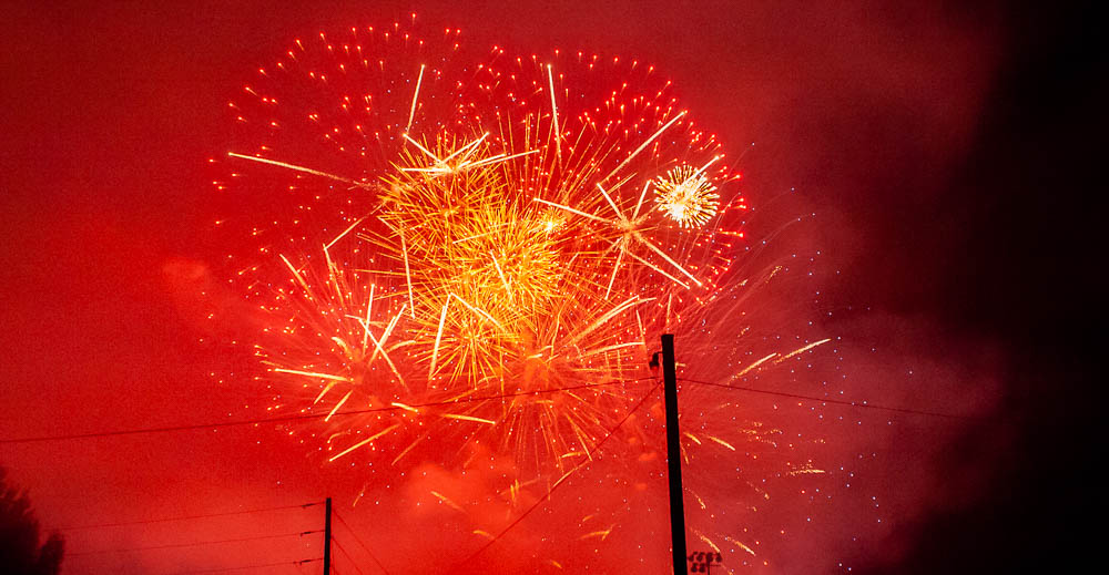 The fireworks finale