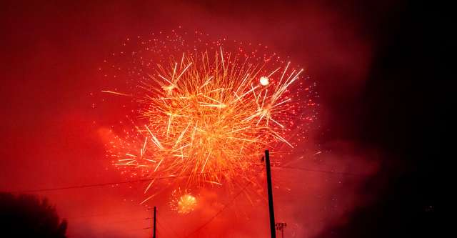 Thayer had an impressive fireworks finale.