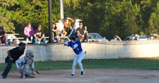 Alton Comets at bat.